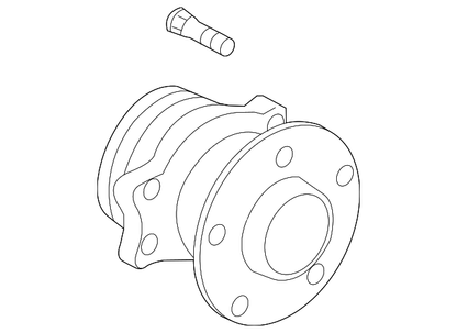 Subaru Genuine OEM REAR Wheel Bearing and Hub SINGLE - Subaru STI 05+ (5X114.3 PCD)