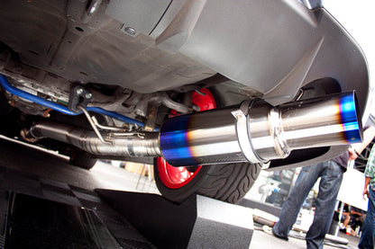 Tomei Expreme 80mm Titanium Cat Back Exhaust - Mitsubishi Evo 7-9