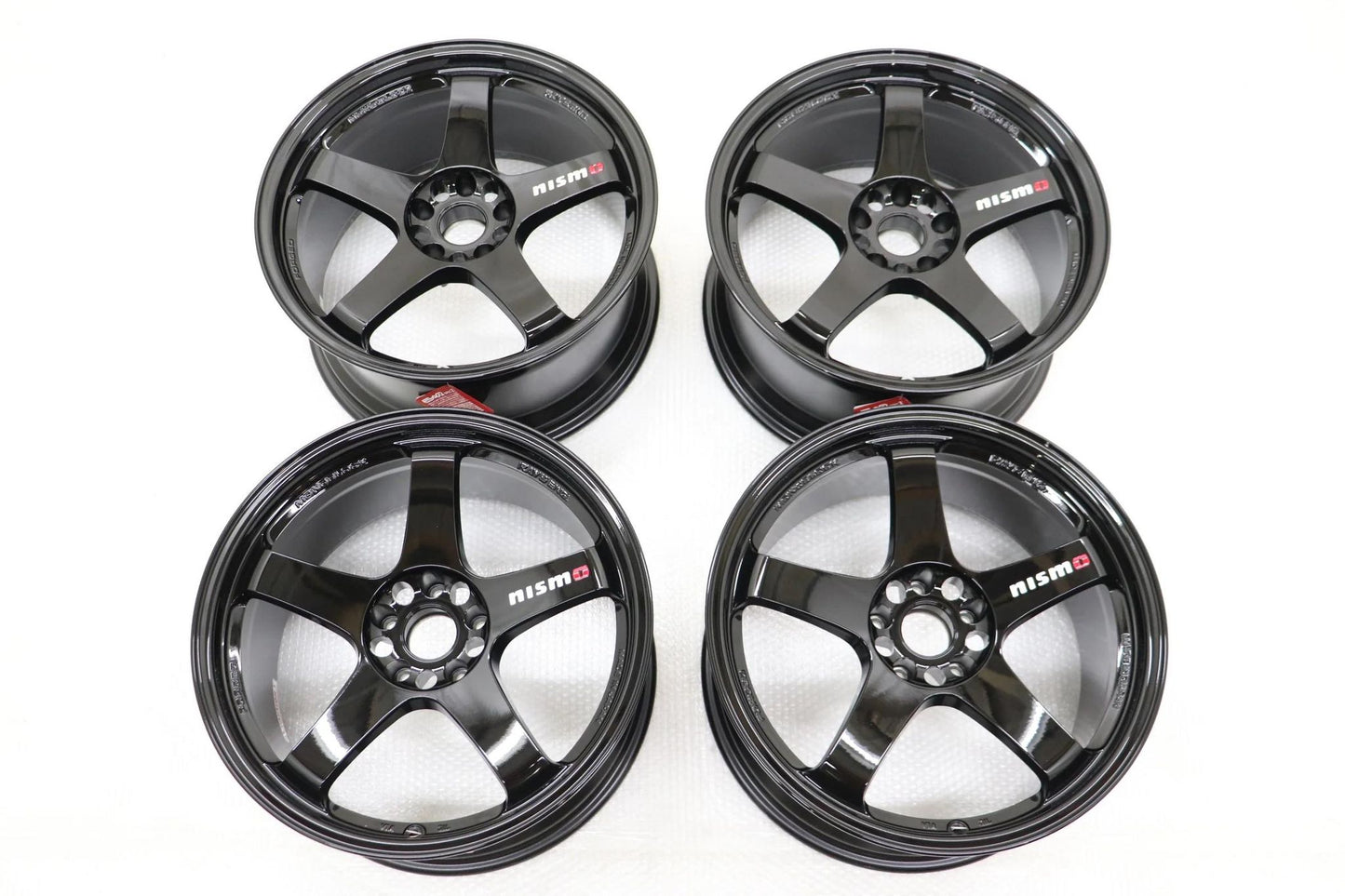 NISMO LMGT4 19 inch +15 Gloss Black Wheels - Set of 4