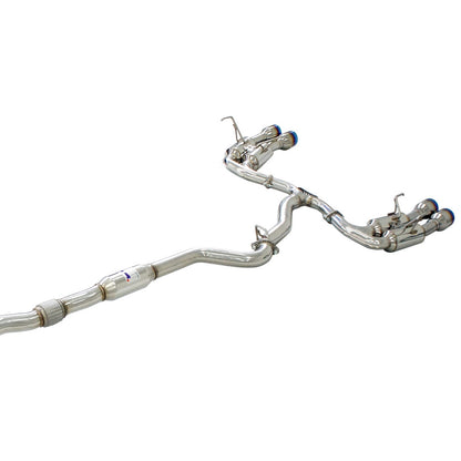 Invidia R400 Cat Back Exhaust w/Ti Straight Cut Tips - Subaru WRX/STI 11-21