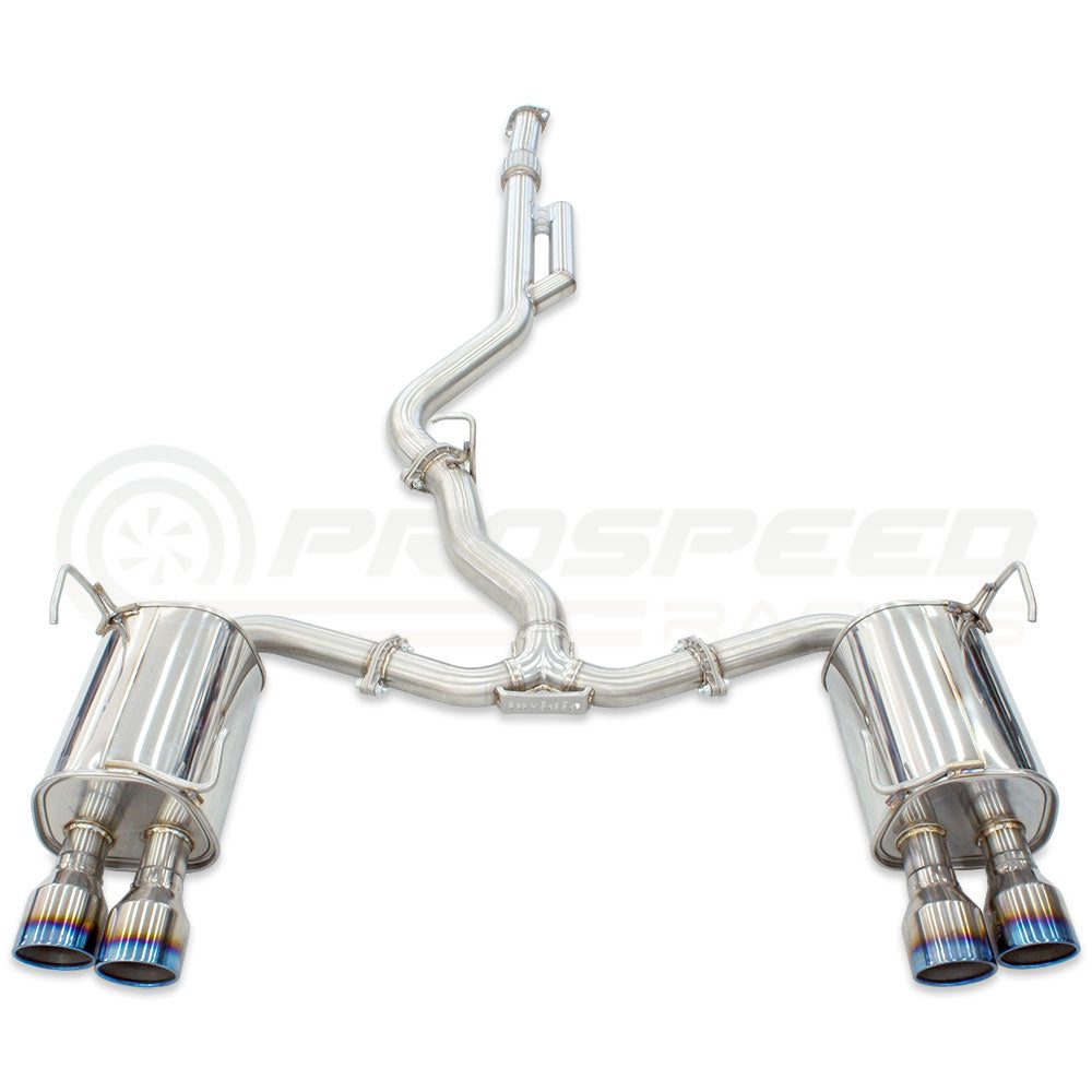 Invidia Q300 Cat Back Exhaust w/Ti Rolled Tips - Subaru WRX VB 22+ (Sedan)