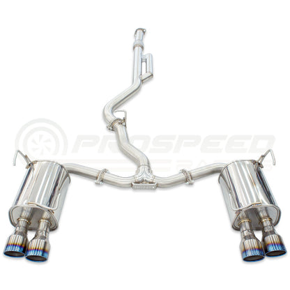 Invidia Q300 Cat Back Exhaust w/Ti Rolled Tips - Subaru WRX VB 22+ (Sedan)