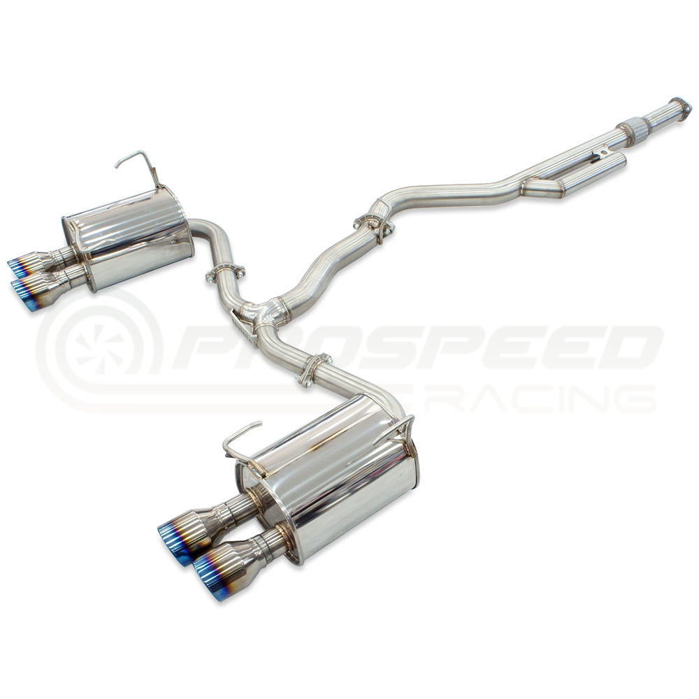 Invidia Q300 Cat Back Exhaust w/Ti Rolled Tips - Subaru WRX VB 22+ (Sedan)