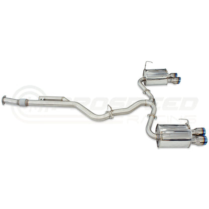 Invidia Q300 Cat Back Exhaust w/Ti Rolled Tips - Subaru WRX VB 22+ (Sedan)