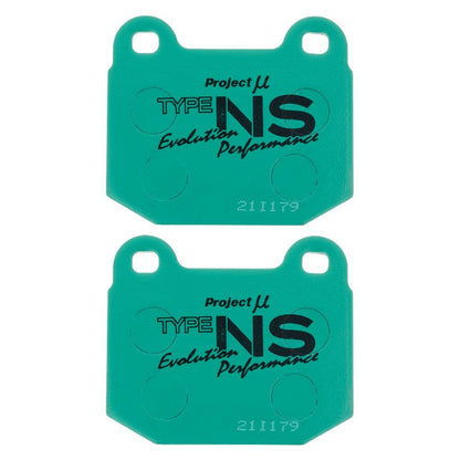 Project Mu NS EP Rear Brake Pads - STI/Evo/GTR/350Z/BRZ/86 (Brembo)