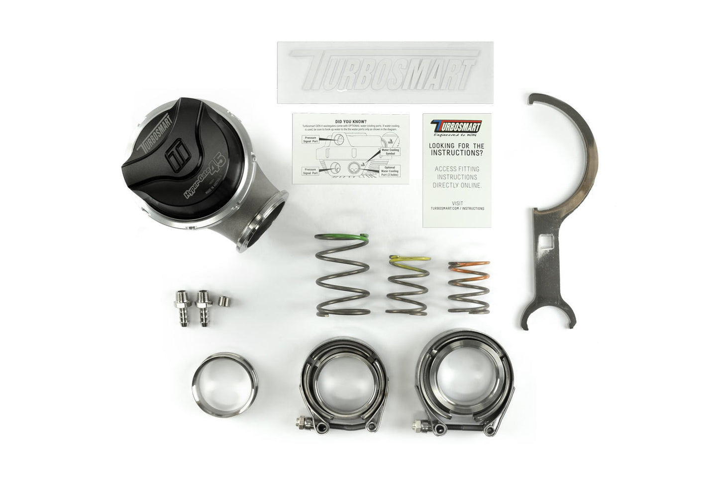 Turbosmart GenV HyperGate45 14psi External Wastegate (Black)