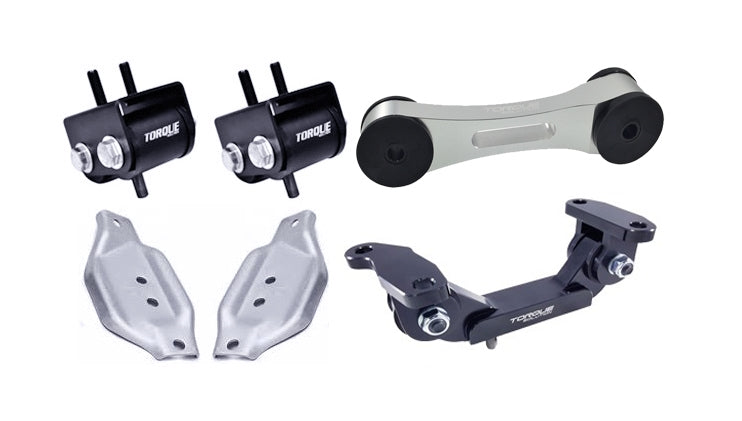 Torque Solution Engine / Trans / Pitch Mount Kit w/ Mount Plates: Subaru WRX 2002-2014 / STi 2004+