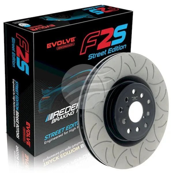 Bremtec Evolve F2S Performance Front Brake Rotor (Pair) - Subaru STI 01 - 17/Liberty GT STI 07 - 09/BRZ tS 17 - 21/Toyota 86 GTS 17 - 21 - Classic JDM Spares