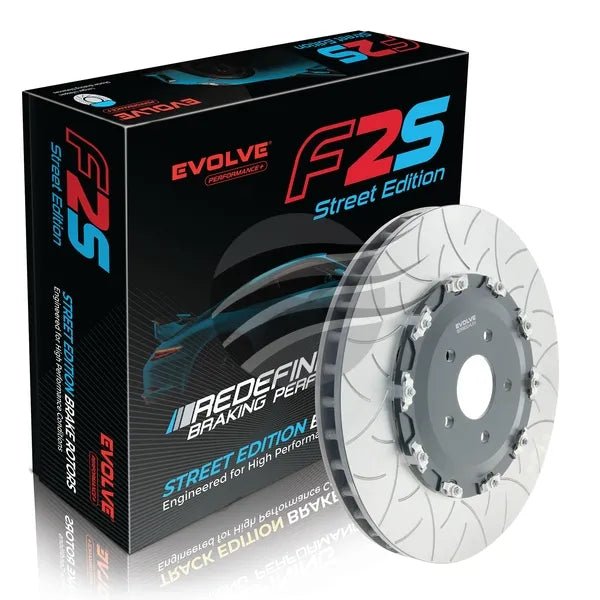 Bremtec Evolve F2S Plus Front Disc Brake Rotor Pair - Nissan GT - R R35 (Front, Brembo 380 x 34mm) - Classic JDM Spares