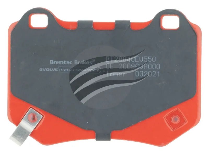 Bremtec Evolve Hybrid - Carbon Performance Rear Brake Pad Set - Subaru WRX Sti 2018 - On - Classic JDM Spares