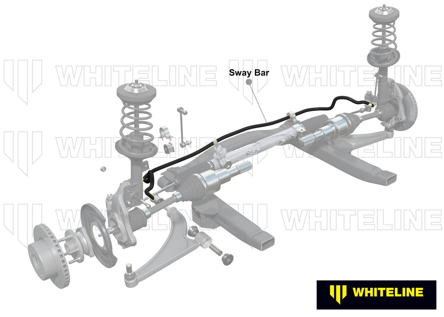 Whiteline 26MM Front Sway Bar - Mitsubishi Evo 7-9