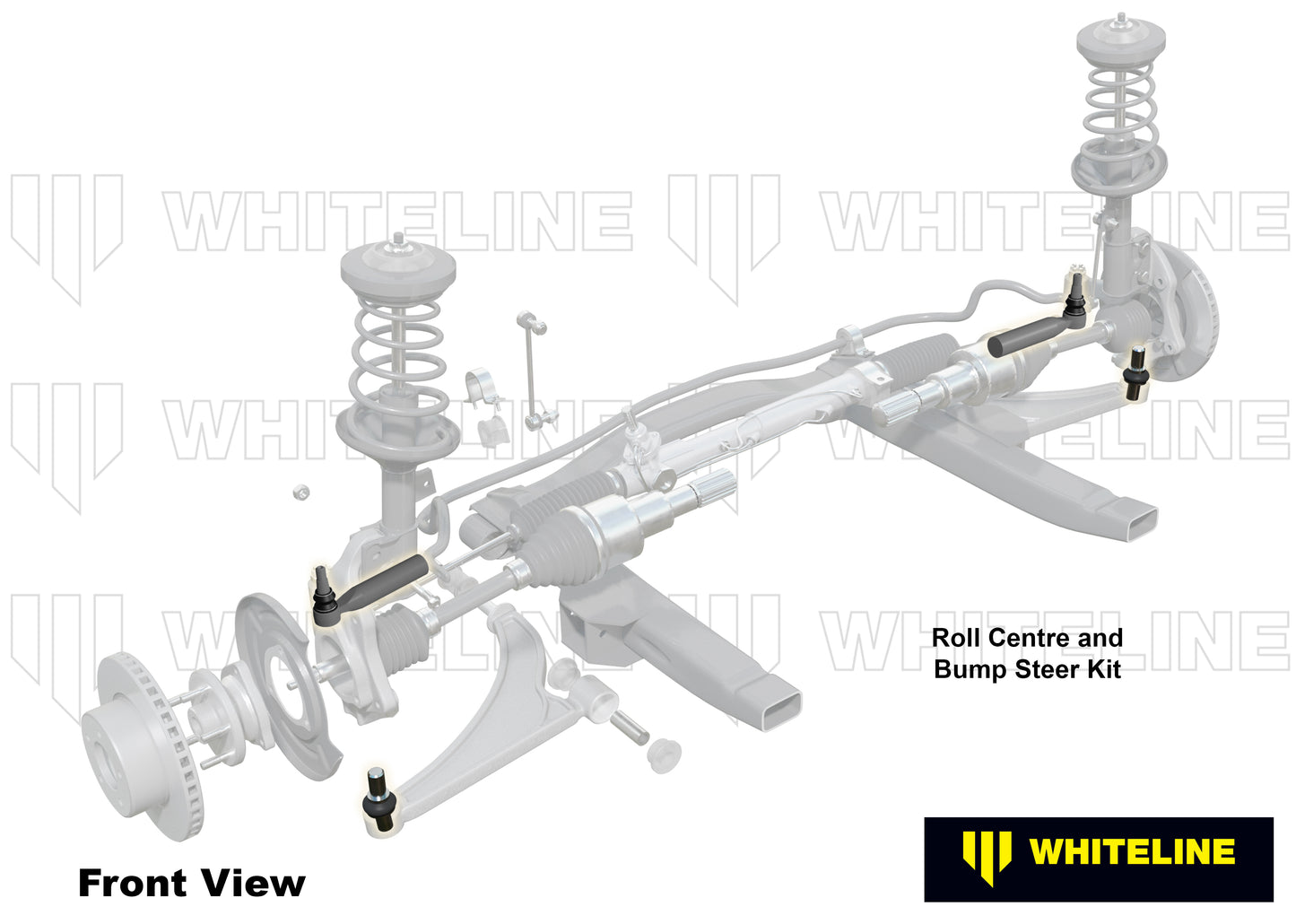 Whiteline Front Roll Centre/Bump Steer Correction Kit Mitsubishi Evo 7-9, X