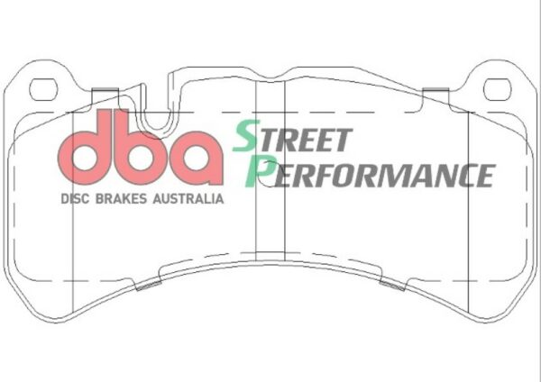 DBA SP Street Performance Front Brake Pads - STI 18+/Ford XR8/FPV/AMG/IS - F (Brembo) - Classic JDM Spares