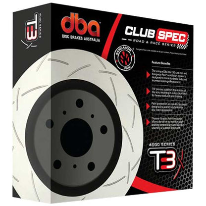 DBA T3 4000 Slotted Front/Rear Rotors w/DBA Xtreme Performance Pads - Mitsubishi Evo 5 - 9 - Classic JDM Spares