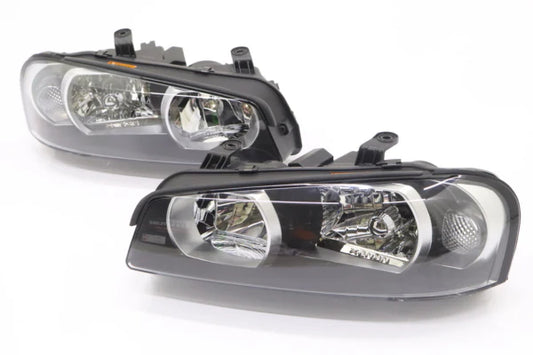 WISE SQUARE Xenon Headlight Unit Set - Skyline R34/GT-R BNR34 Late Model
