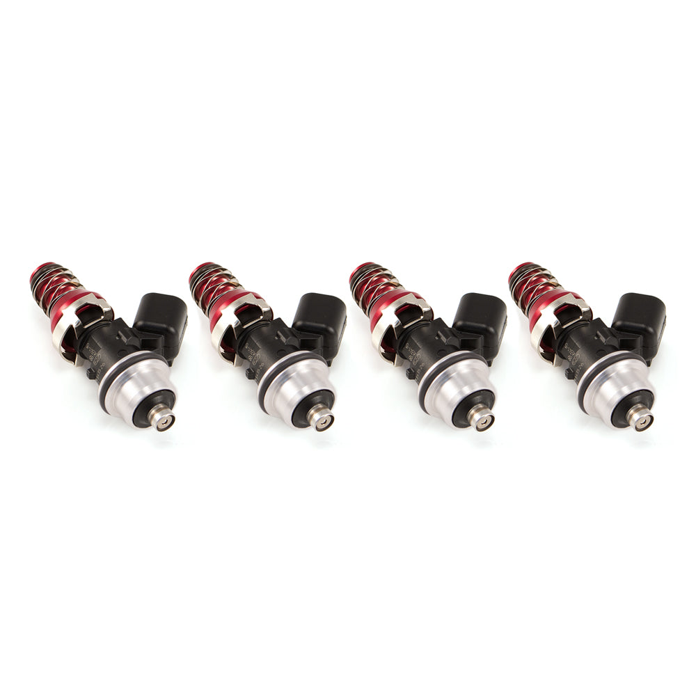 Injector Dynamics ID2600-XDS Injectors Set of 4, 48mm Length, 11mm Red Adaptor Top, Honda Lower Adaptor - Honda S2000 AP1 99-05