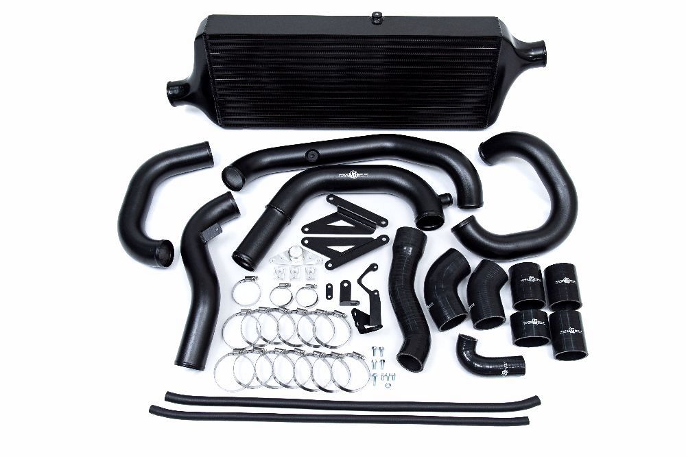 Process West Front Mount Intercooler Kit (suits Subaru 15+ VA STI) - Black