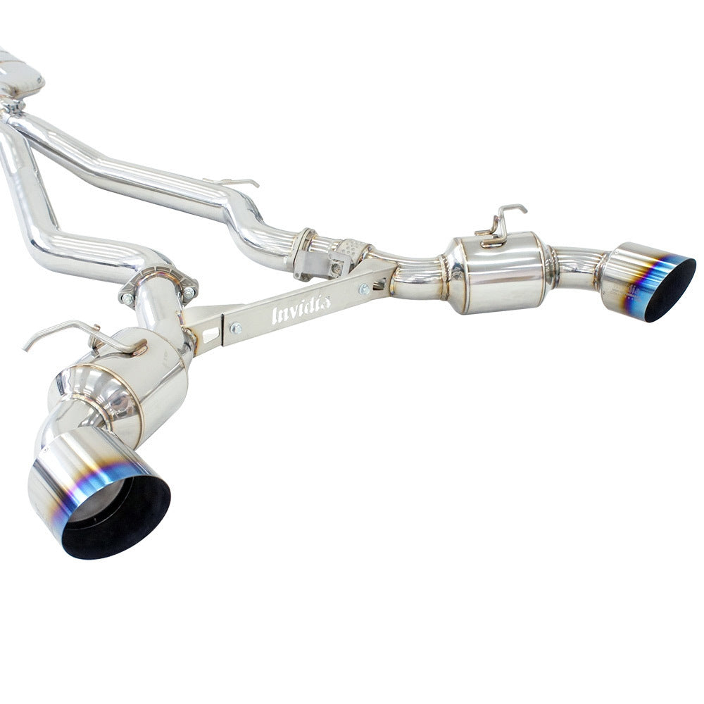 Invidia Dual N1 Turbo Back Exhaust w/Catted Down Pipe, Ti Tips - Toyota Supra A90 19+