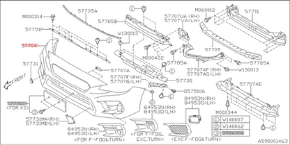 Subaru WRX STI Genuine Front Bar (2018+)