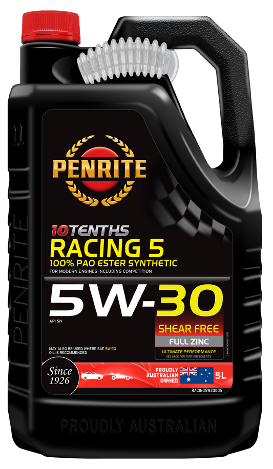 Penrite  10 TENTHS RACING 5W-30 ENGINE OIL 5L